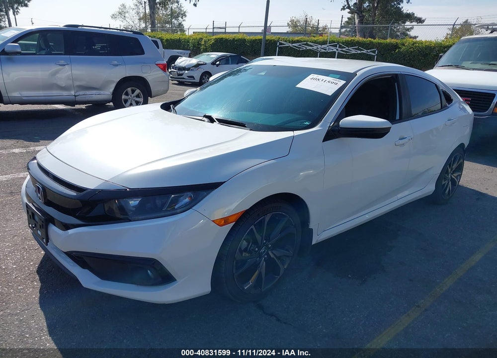 2020 HONDA CIVIC SPORT VIN: 19XFC2F82LE205051