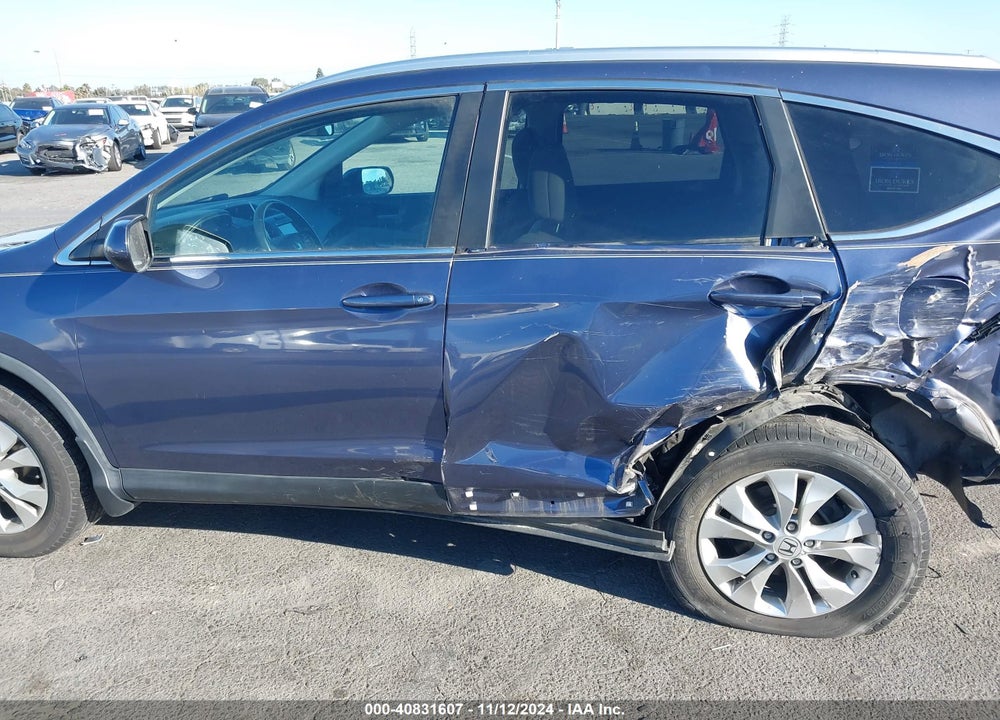 2014 HONDA CR-V EX-L VIN: 5J6RM4H76EL096270