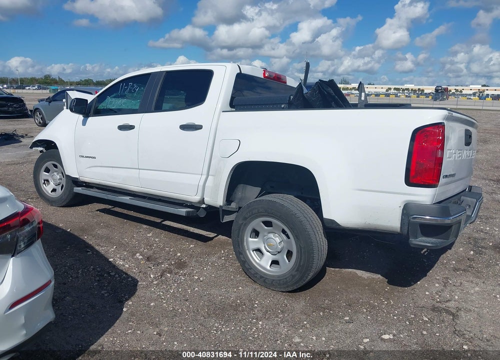 2021 CHEVROLET COLORADO 2WD SHORT BOX WT VIN: 1GCGSBEA0M1140121