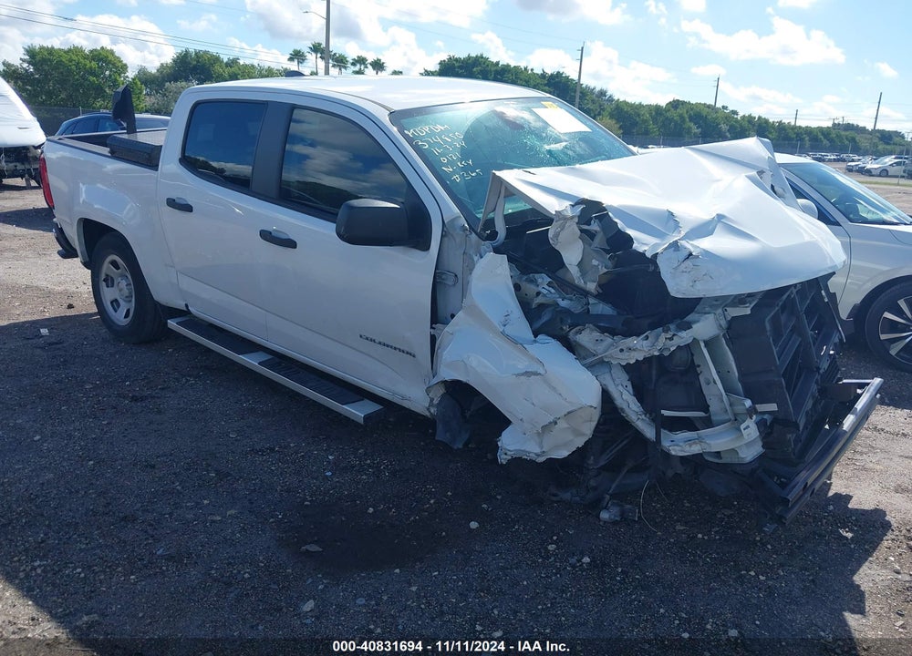 2021 CHEVROLET COLORADO 2WD SHORT BOX WT VIN: 1GCGSBEA0M1140121