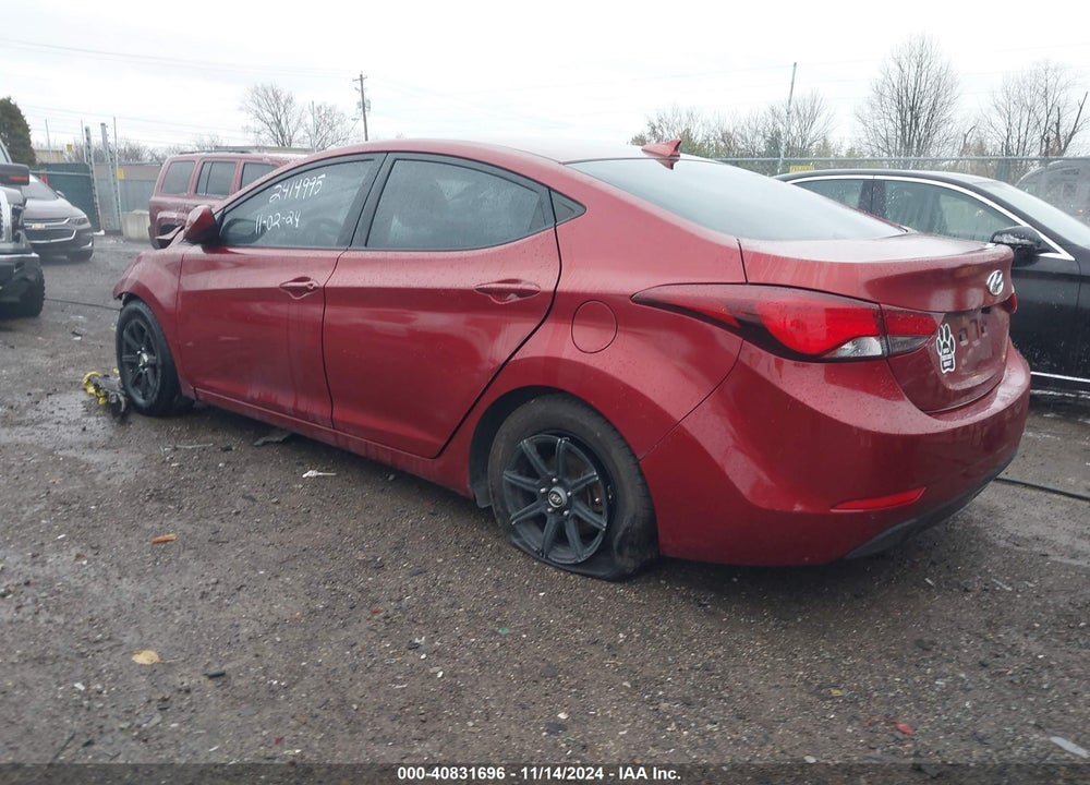 2016 HYUNDAI ELANTRA SE VIN: 5NPDH4AE0GH742309