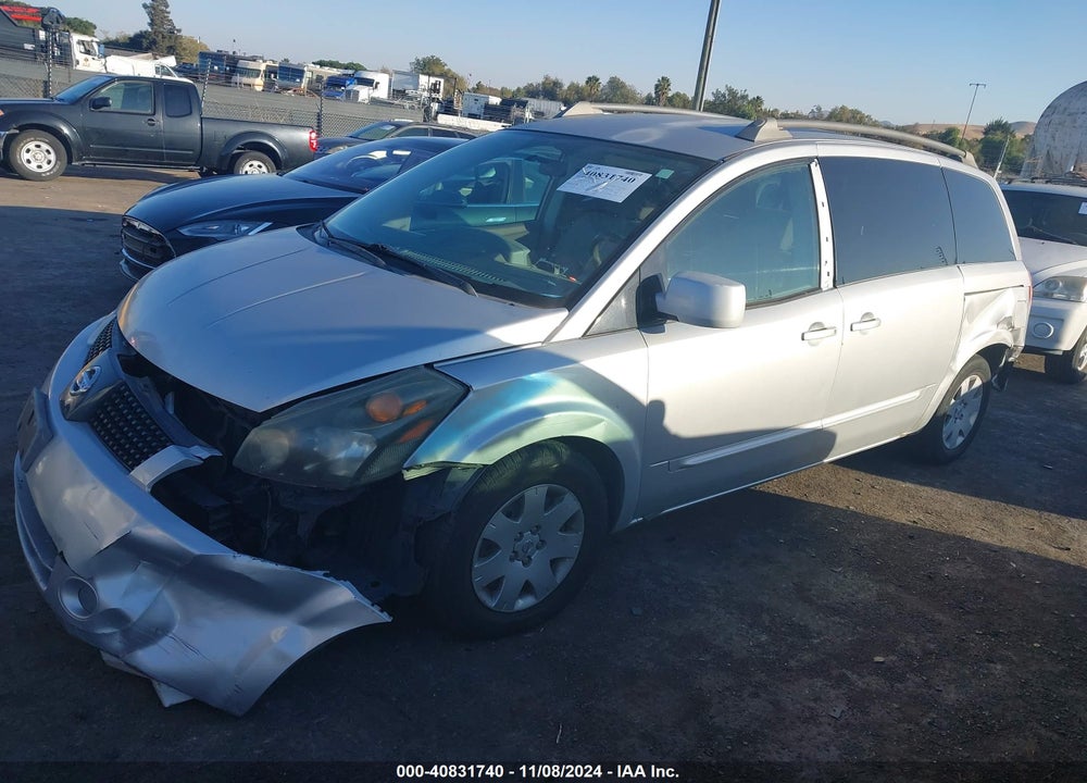 2006 NISSAN QUEST VIN: 5N1BV28U96N102305