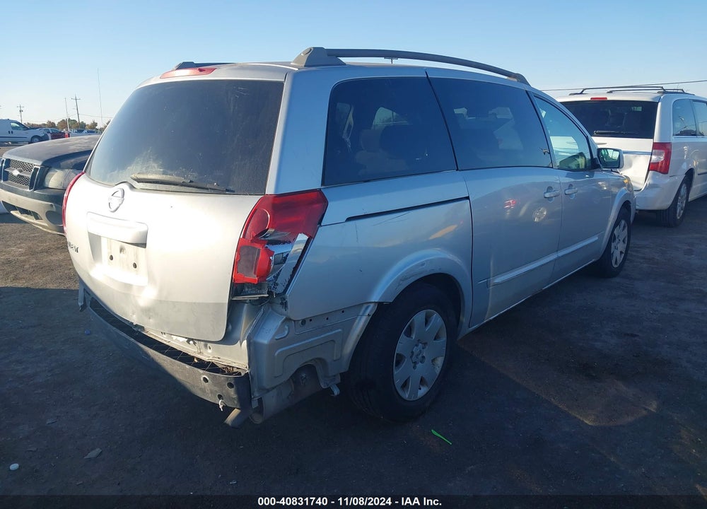 2006 NISSAN QUEST VIN: 5N1BV28U96N102305