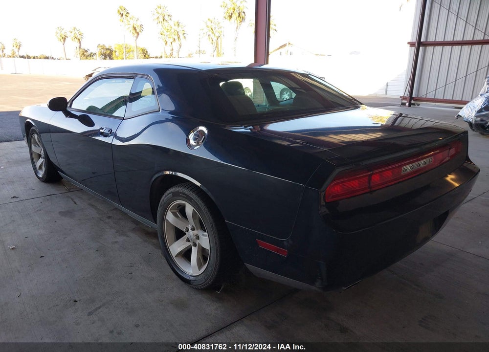 2013 DODGE CHALLENGER SXT VIN: 2C3CDYAG3DH510702