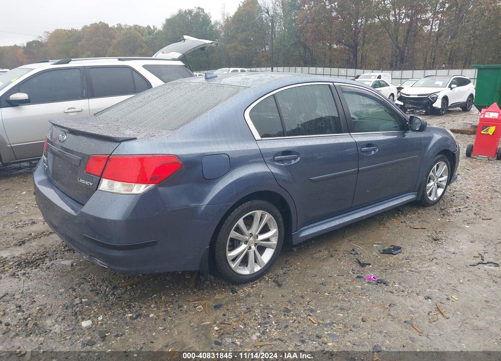 2013 SUBARU LEGACY 2.5I LIMITED VIN: 4S3BMCP6XD3026604