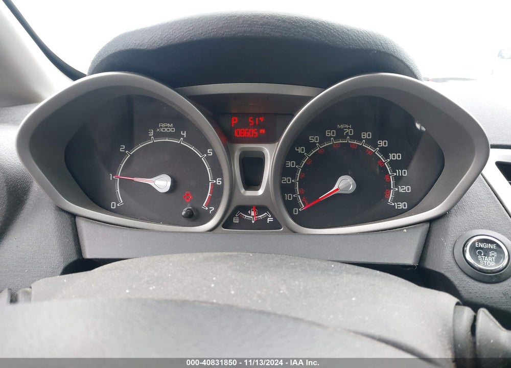 2011 FORD FIESTA SES VIN: 3FADP4FJ7BM167790