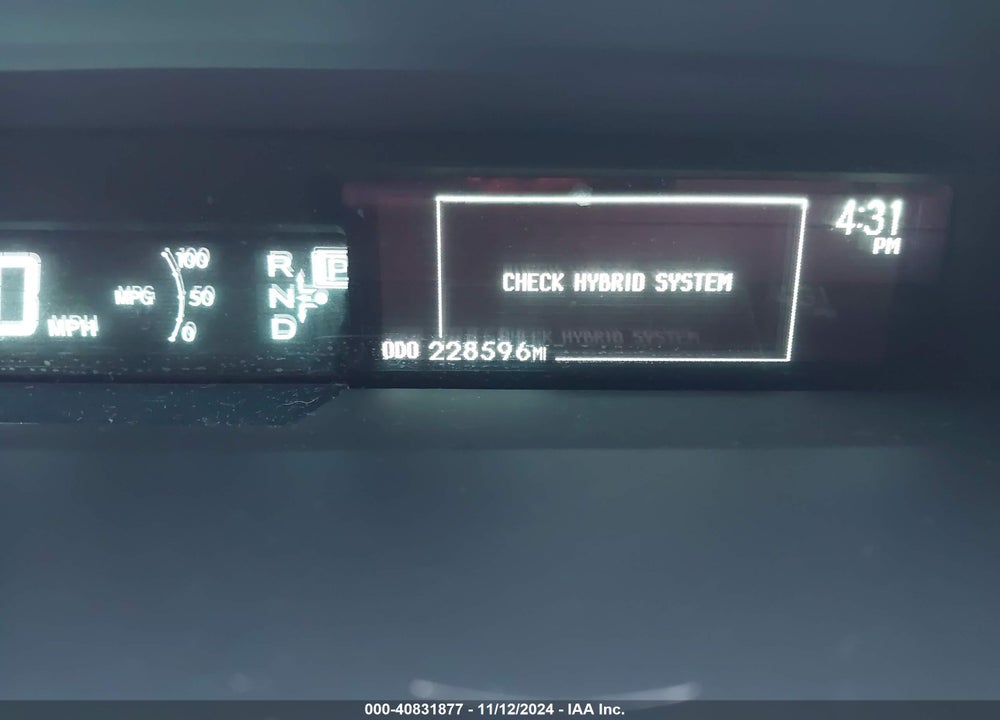 2011 TOYOTA PRIUS TWO VIN: JTDKN3DU6B5366298