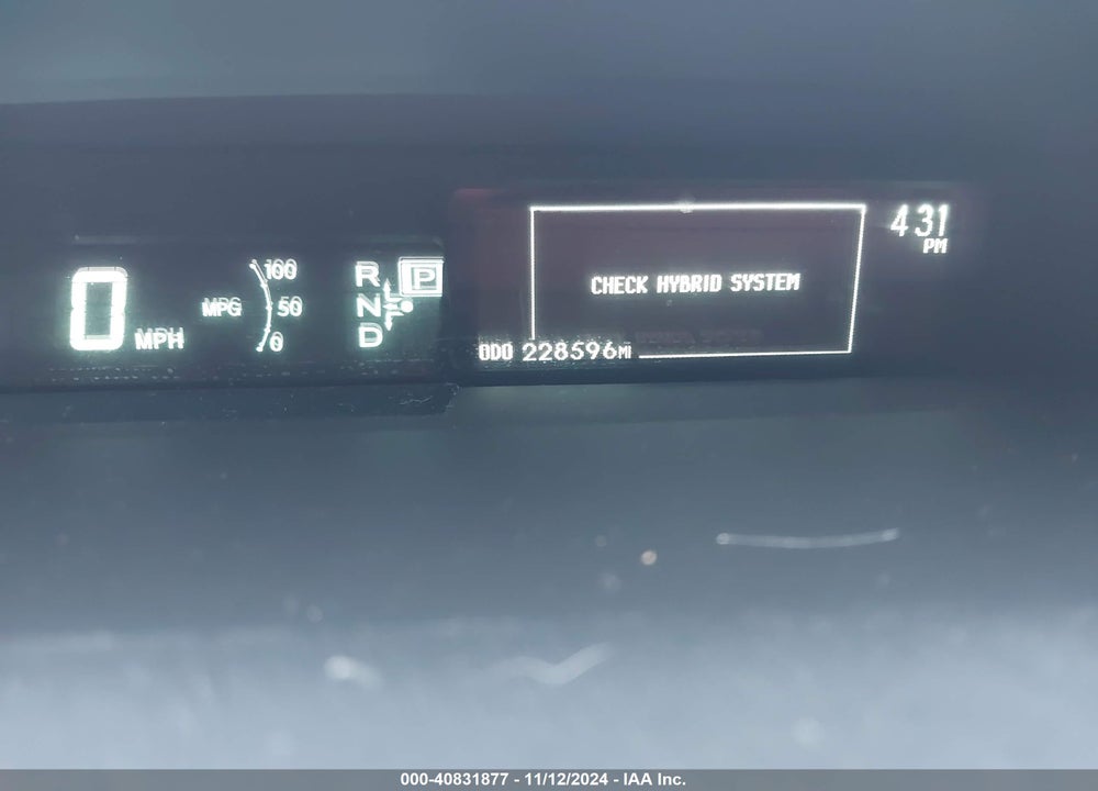 2011 TOYOTA PRIUS TWO VIN: JTDKN3DU6B5366298