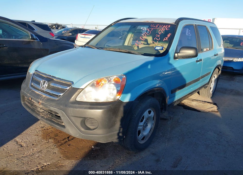 2006 HONDA CR-V LX VIN: JHLRD68586C008680