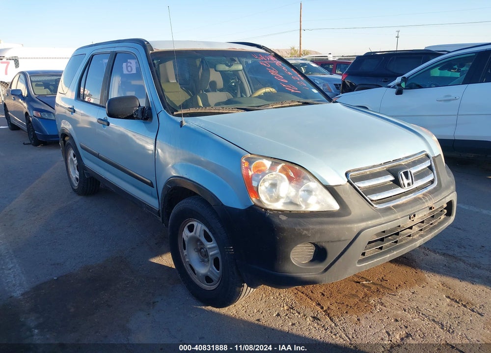 2006 HONDA CR-V LX VIN: JHLRD68586C008680