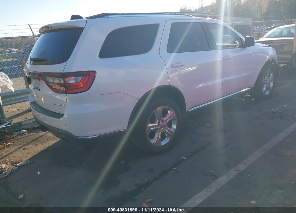 2015 DODGE DURANGO LIMITED VIN: 1C4RDJDG4FC177294