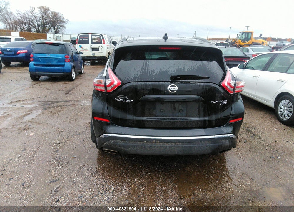 2017 NISSAN MURANO PLATINUM VIN: 5N1AZ2MH1HN146522