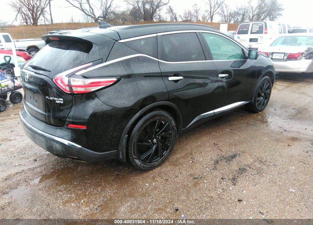 2017 NISSAN MURANO PLATINUM VIN: 5N1AZ2MH1HN146522