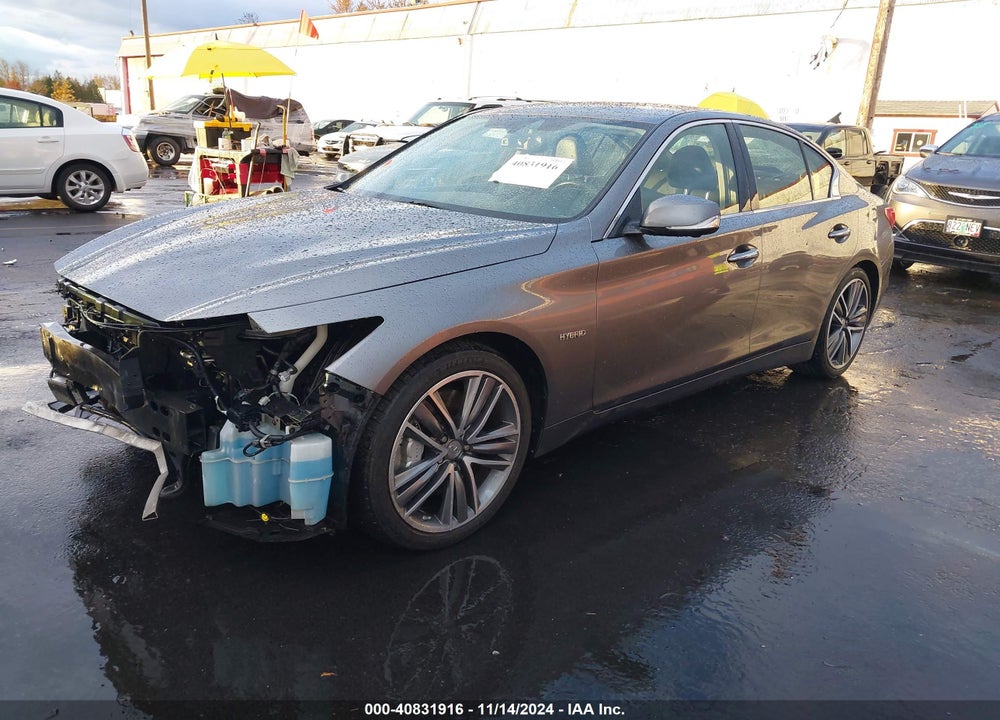 2014 INFINITI Q50 HYBRID SPORT VIN: JN1AV7AR4EM702711