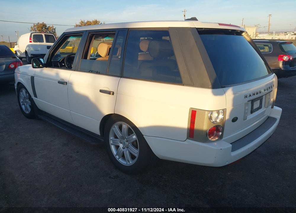 2006 LAND ROVER RANGE ROVER HSE VIN: SALMF15496A232996