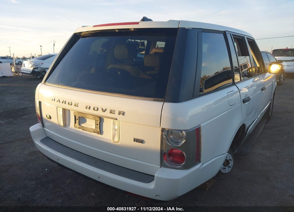 2006 LAND ROVER RANGE ROVER HSE VIN: SALMF15496A232996