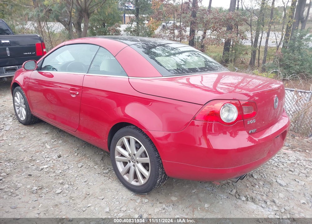 2007 VOLKSWAGEN EOS 2.0T VIN: WVWFA71F87V020027