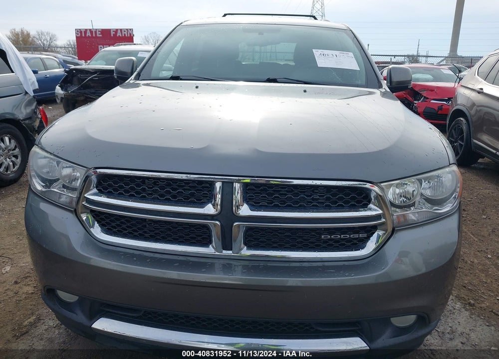 2012 DODGE DURANGO CREW VIN: 1C4RDJDG2CC106266