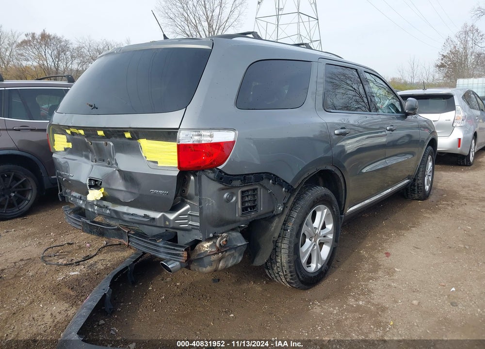 2012 DODGE DURANGO CREW VIN: 1C4RDJDG2CC106266