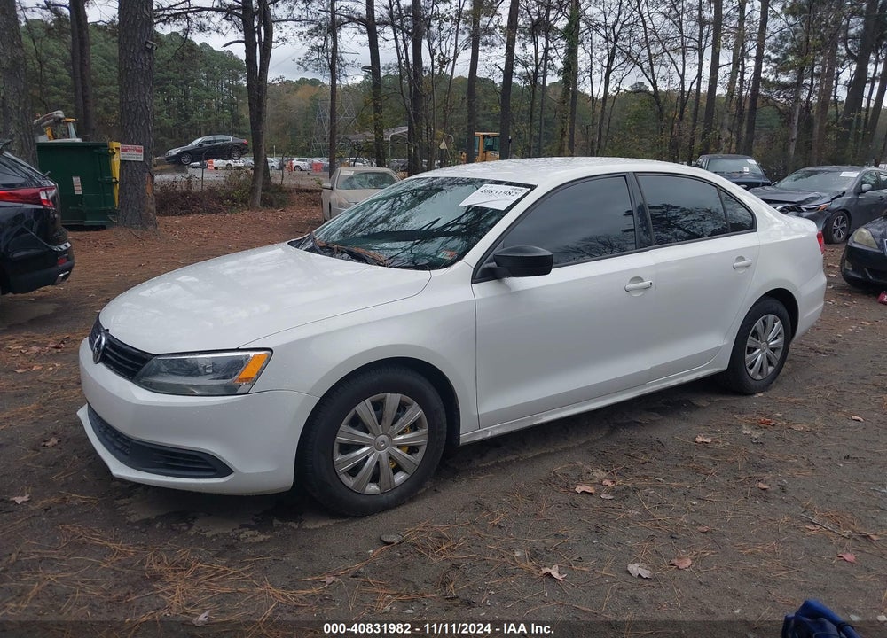 2012 VOLKSWAGEN JETTA 2.0L S VIN: 3VW1K7AJ6CM428362