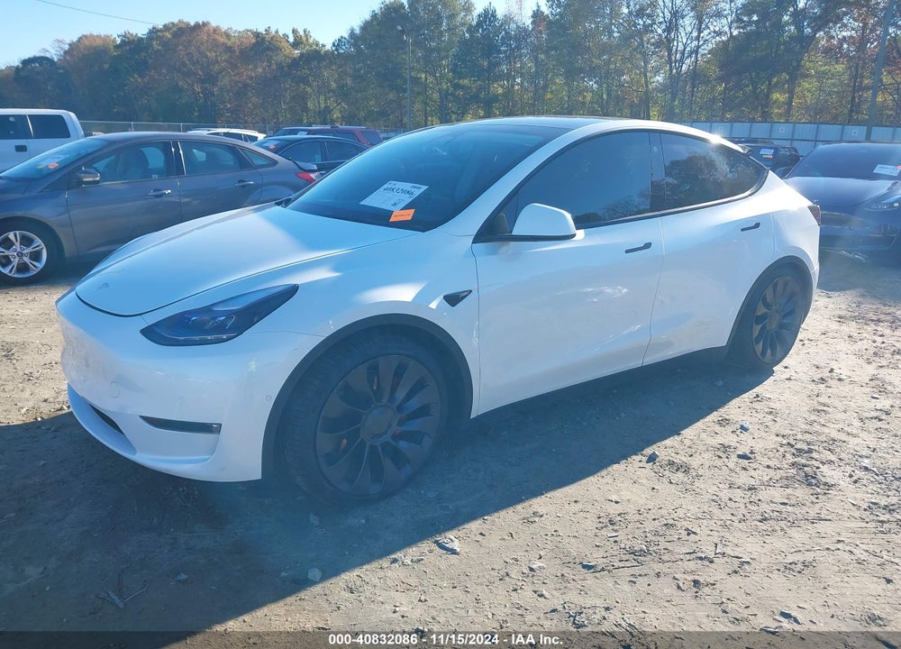 2021 TESLA MODEL Y PERFORMANCE DUAL MOTOR ALL-WHEEL DRIVE VIN: 5YJYGDEF1MF189462