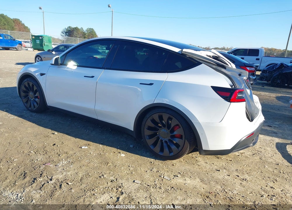 2021 TESLA MODEL Y PERFORMANCE DUAL MOTOR ALL-WHEEL DRIVE VIN: 5YJYGDEF1MF189462