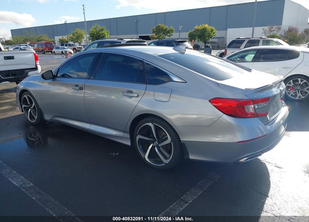 2019 HONDA ACCORD SPORT 2.0T VIN: 1HGCV2F3XKA028673