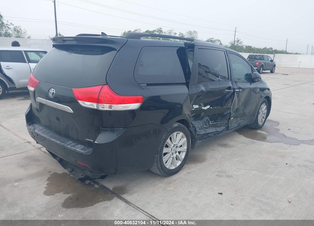 2012 TOYOTA SIENNA XLE LIMITED VIN: 5TDYK3DC0CS247989