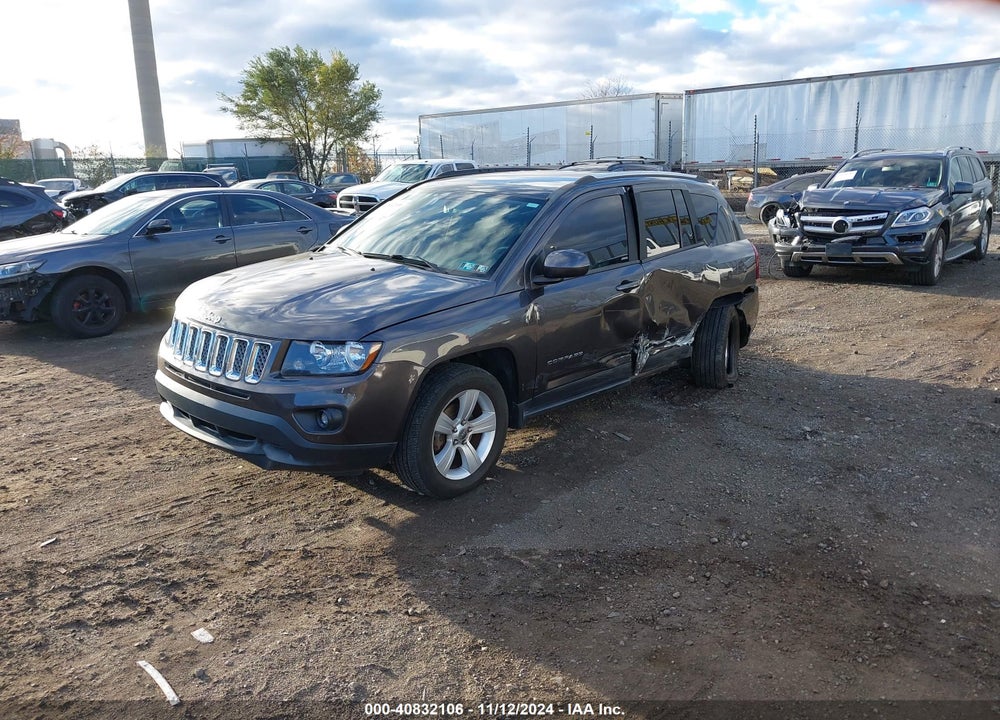 2014 JEEP COMPASS LATITUDE VIN: 1C4NJDEB1ED809947