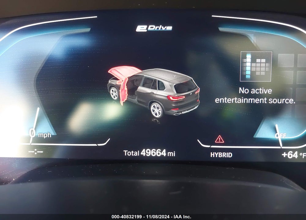 2023 BMW X5 PHEV XDRIVE45E VIN: 5UXTA6C00P9P04809