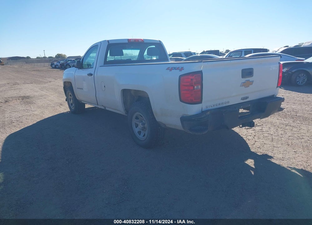 2017 CHEVROLET SILVERADO 1500 WT VIN: 1GCNKNECXHZ315945
