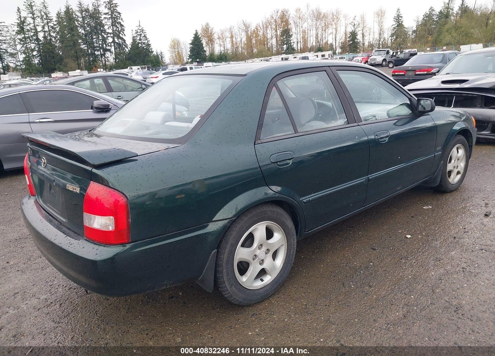 2000 MAZDA PROTEGE ES VIN: JM1BJ2232Y0237254