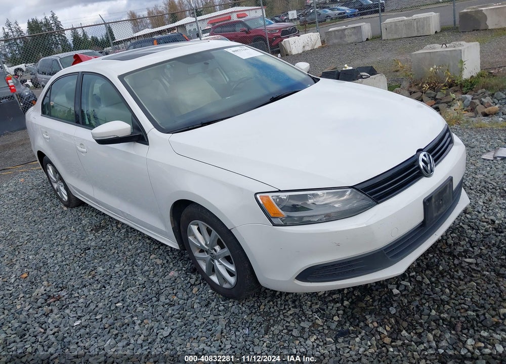 2012 VOLKSWAGEN JETTA 2.5L SE VIN: 3VWDP7AJ9CM396800