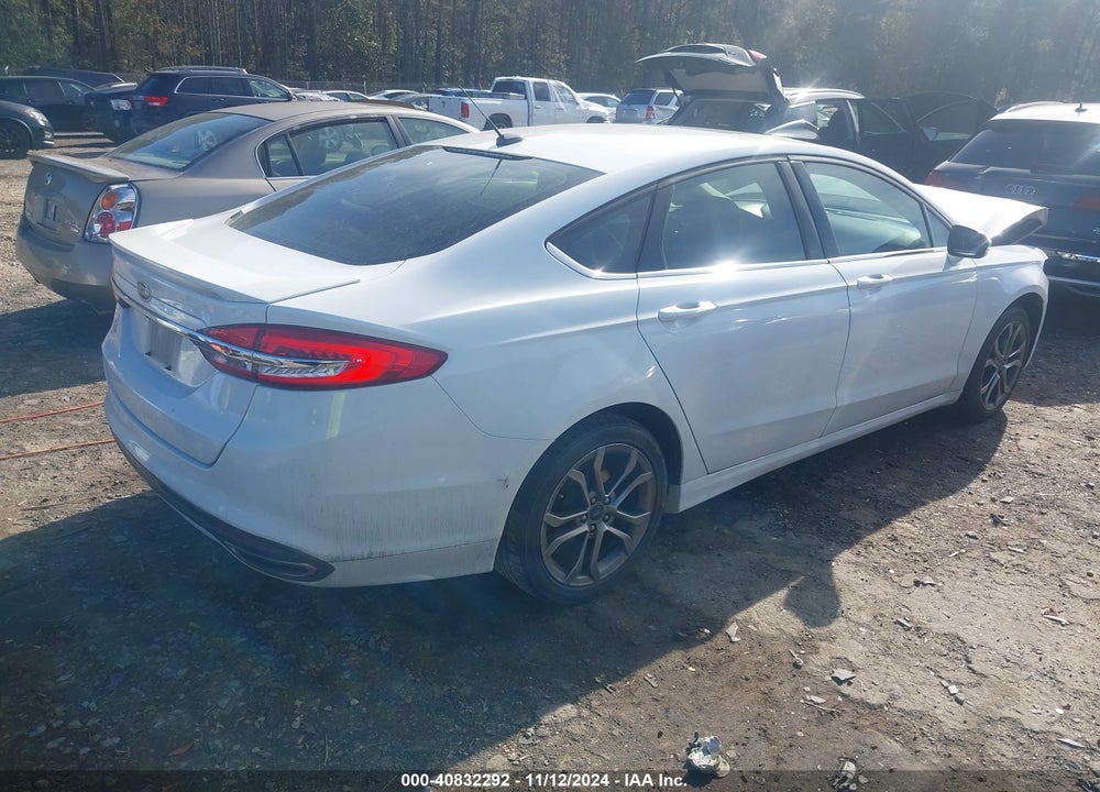 2017 FORD FUSION SE VIN: 3FA6P0H92HR393302
