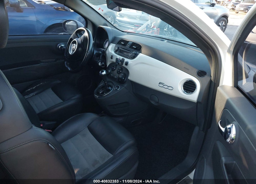 2012 FIAT 500 SPORT VIN: 3C3CFFBR3CT106108