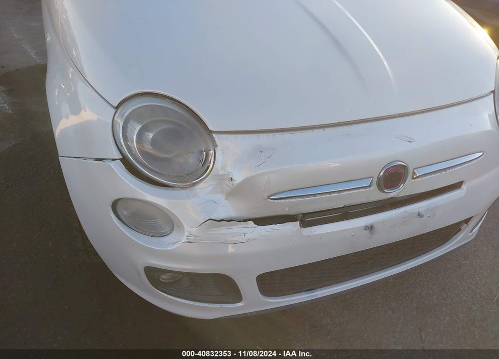 2012 FIAT 500 SPORT VIN: 3C3CFFBR3CT106108