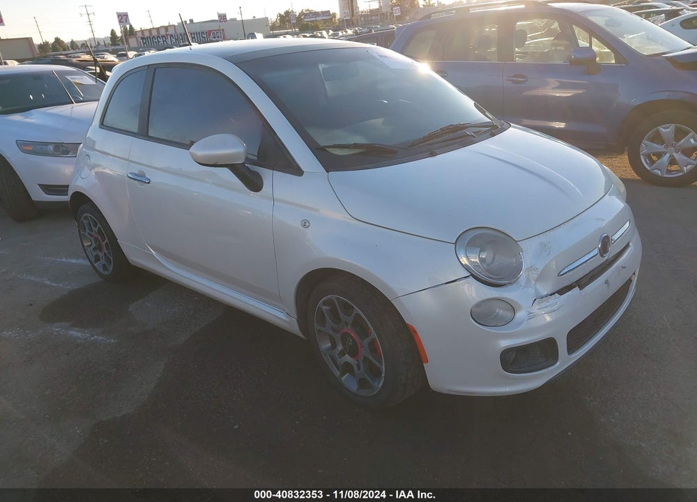 2012 FIAT 500 SPORT VIN: 3C3CFFBR3CT106108