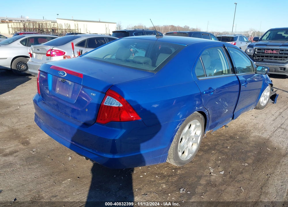 2011 FORD FUSION SE VIN: 3FAHP0HA7BR106126