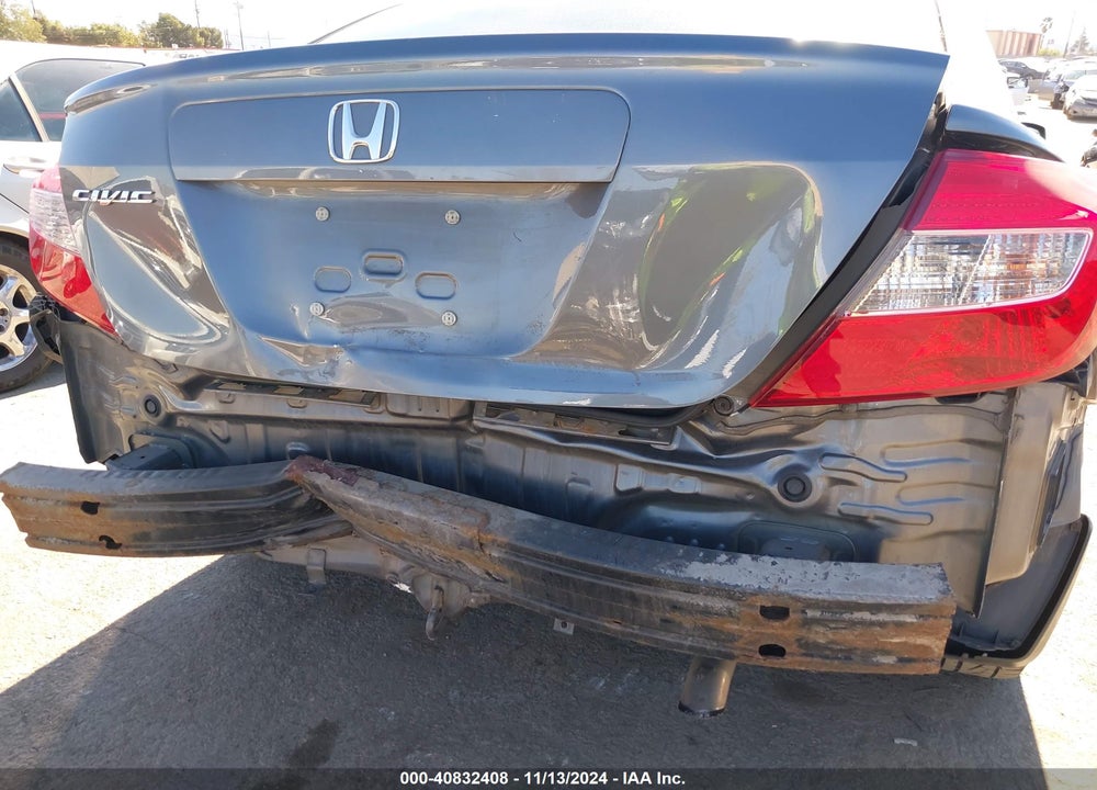 2012 HONDA CIVIC LX VIN: 19XFB2F5XCE003535