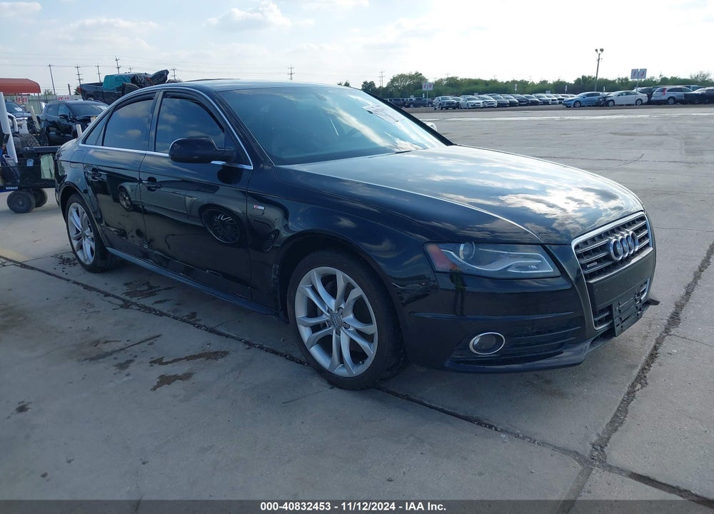2012 AUDI A4 2.0T PREMIUM VIN: WAUFFAFL4CA115342