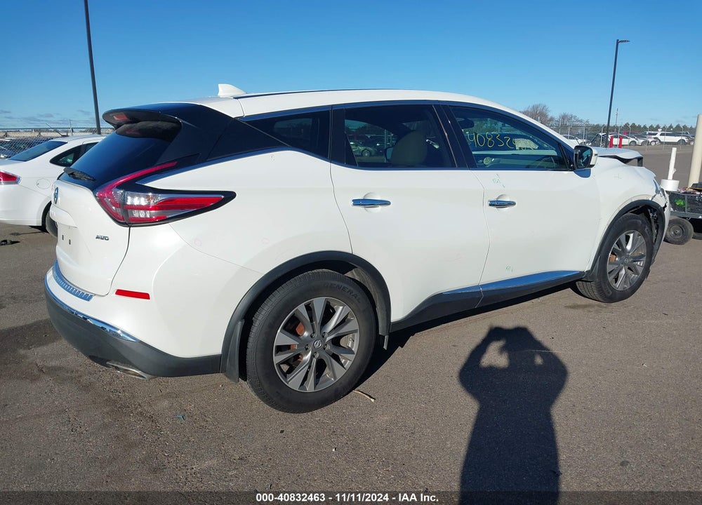 2017 NISSAN MURANO S VIN: 5N1AZ2MH0HN172402