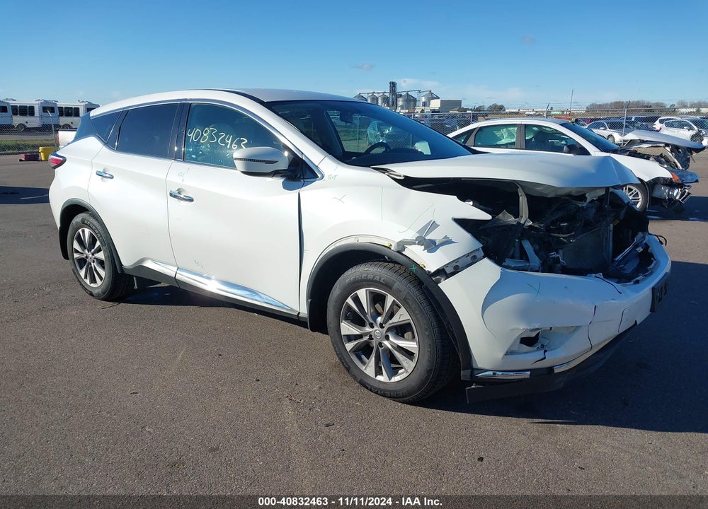 2017 NISSAN MURANO S VIN: 5N1AZ2MH0HN172402