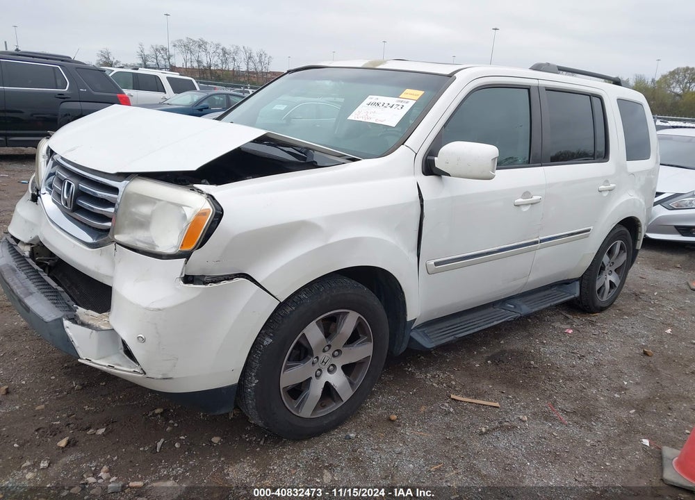 2012 HONDA PILOT TOURING VIN: 5FNYF3H94CB028301