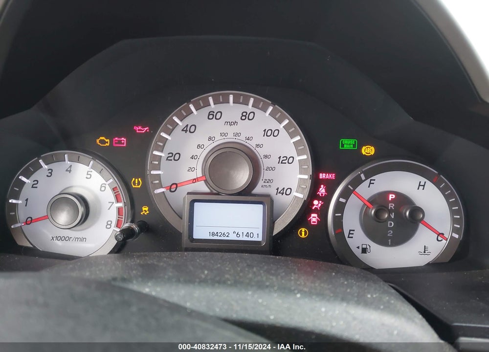 2012 HONDA PILOT TOURING VIN: 5FNYF3H94CB028301