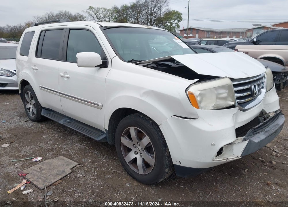 2012 HONDA PILOT TOURING VIN: 5FNYF3H94CB028301