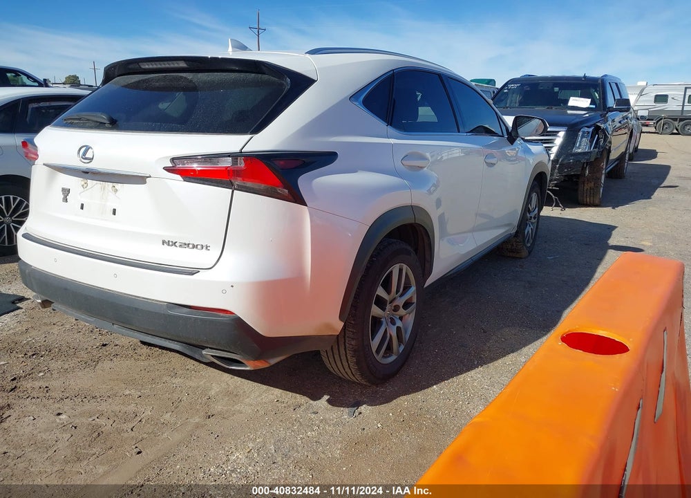 2016 LEXUS NX 200T VIN: JTJYARBZ0G2025251