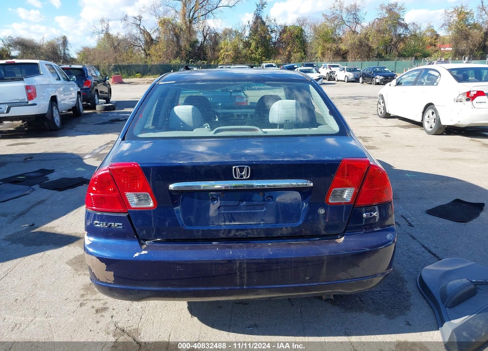2003 HONDA CIVIC EX VIN: 1HGES26783L024860