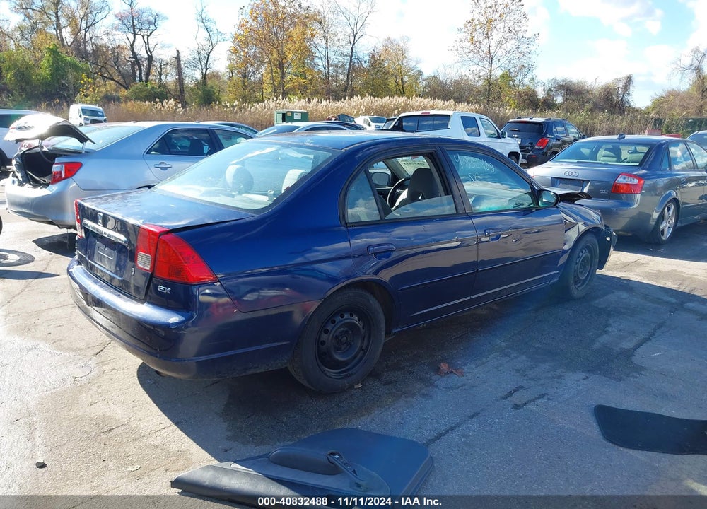 2003 HONDA CIVIC EX VIN: 1HGES26783L024860