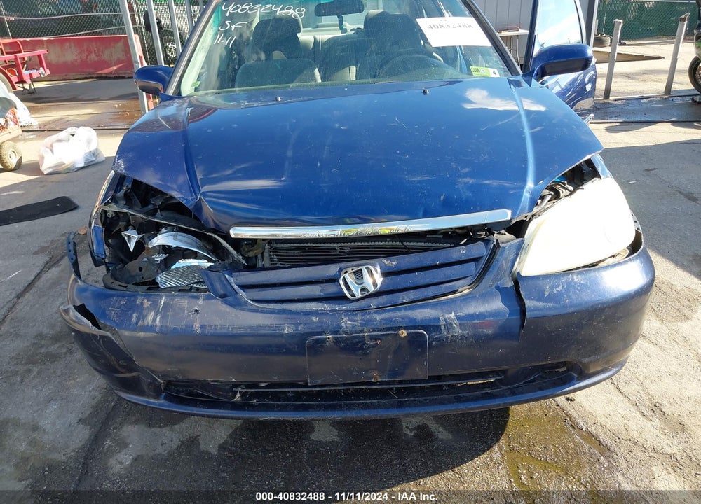 2003 HONDA CIVIC EX VIN: 1HGES26783L024860