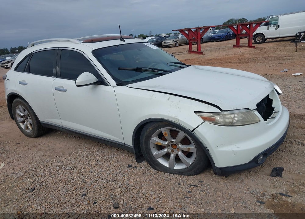 2005 INFINITI FX35 VIN: JNRAS08U75X109902